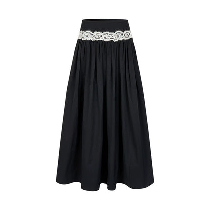 AnnoMundi_High_Waisted_Lace_Trimmed_A_Line_Maxi_Skirt_Black_MISSTT