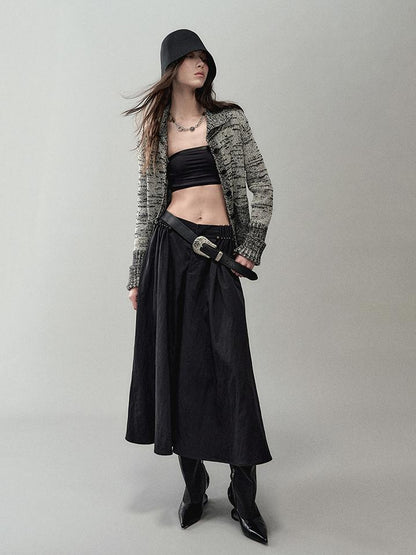 AnnoMundi Ink Wash Textured Knit Cardigan