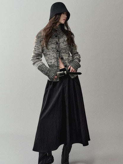 AnnoMundi Ink Wash Textured Knit Cardigan