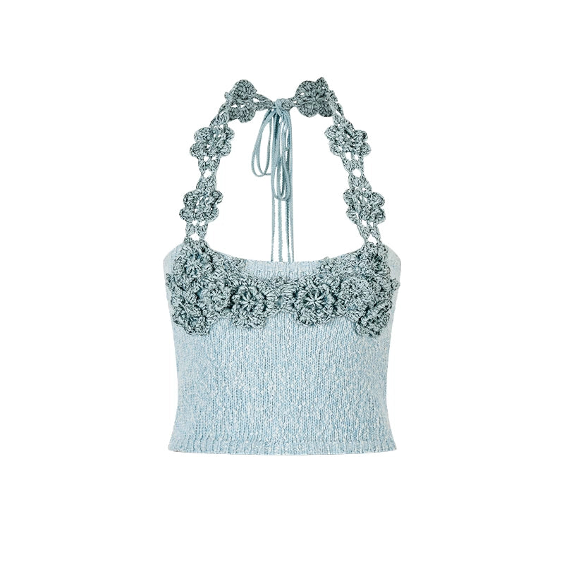 AnnoMundi_Knitted_Halter_Top_With_Open_Back_And_Hand_Crochet_Floral_MISSTT