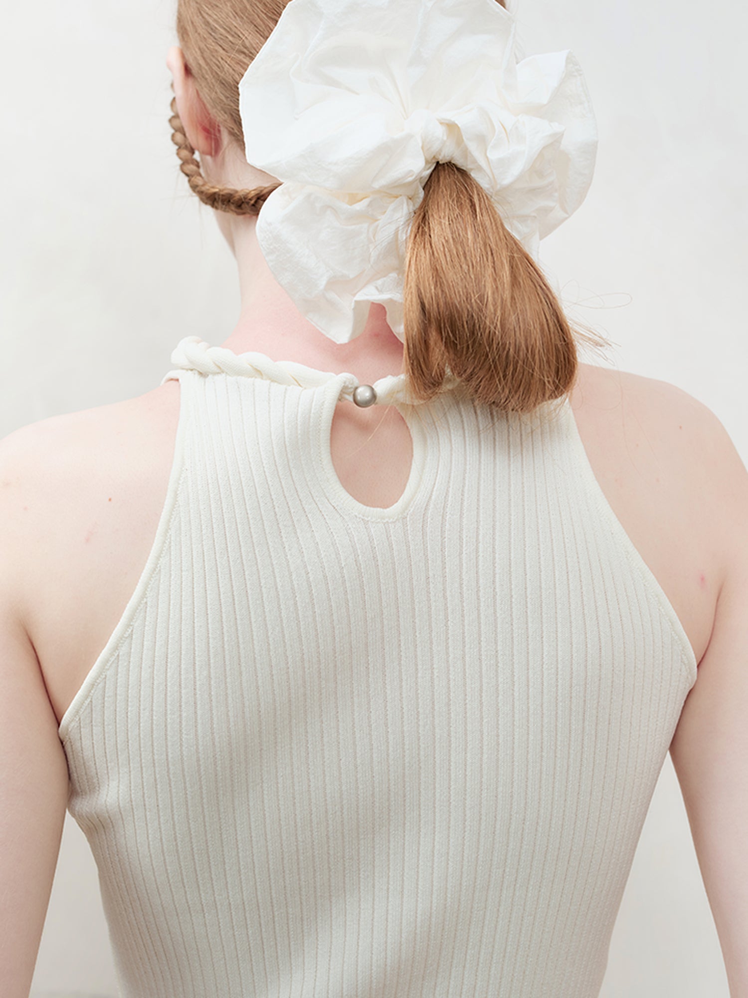 AnnoMundi Knotted Neckline Knit Vest