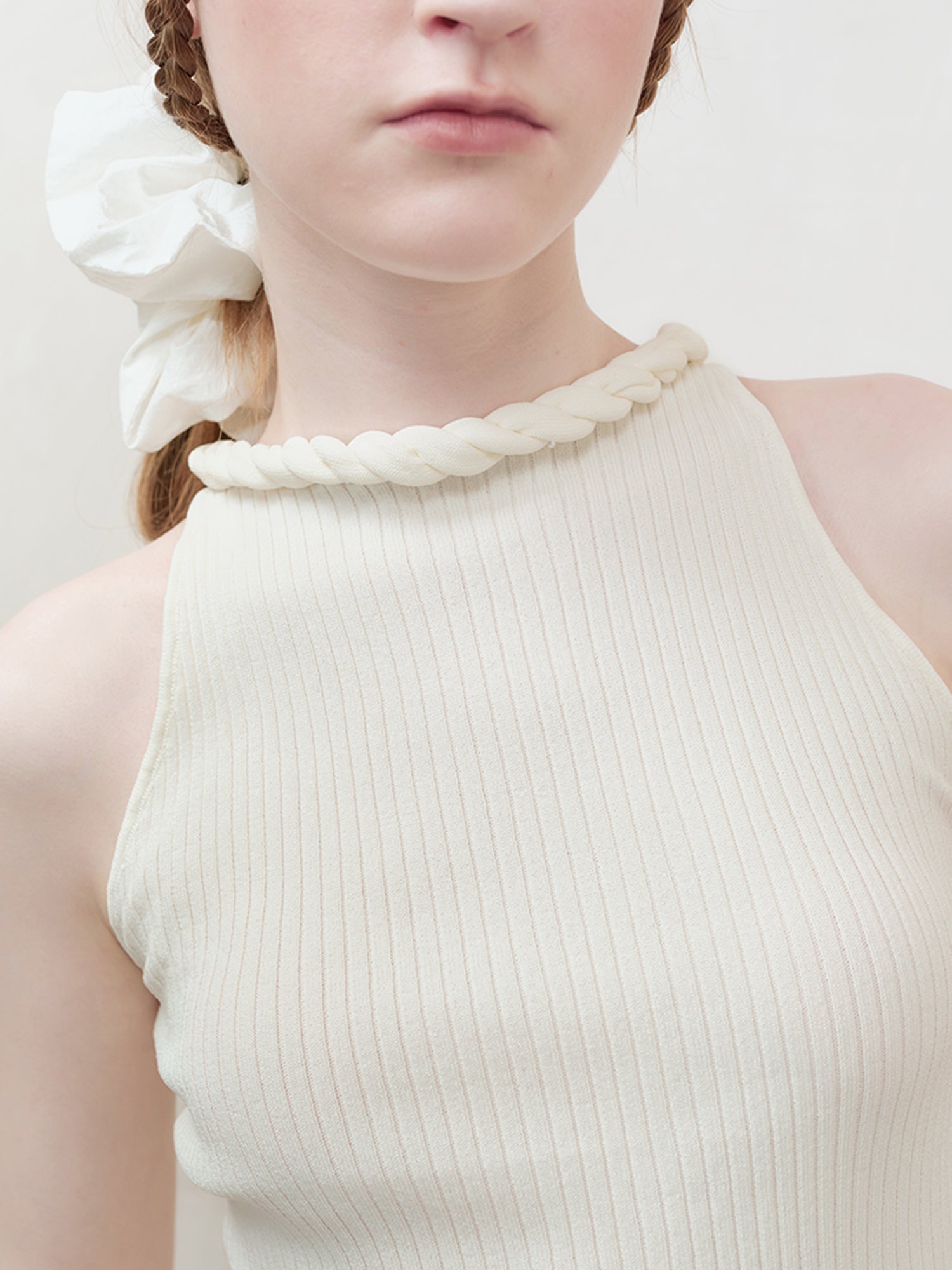 AnnoMundi Knotted Neckline Knit Vest