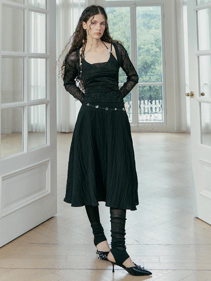 AnnoMundi Lace Jacquard Modal Sheer Bolero