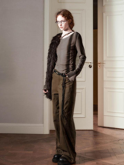 AnnoMundi Lace Knit Spring Sculptural Top
