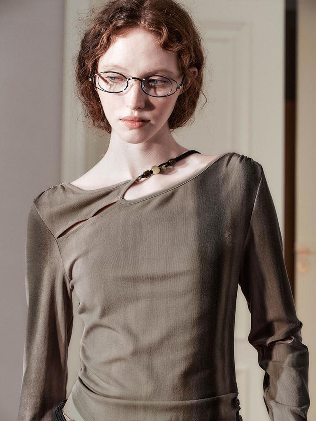 AnnoMundi Lace Knit Spring Sculptural Top