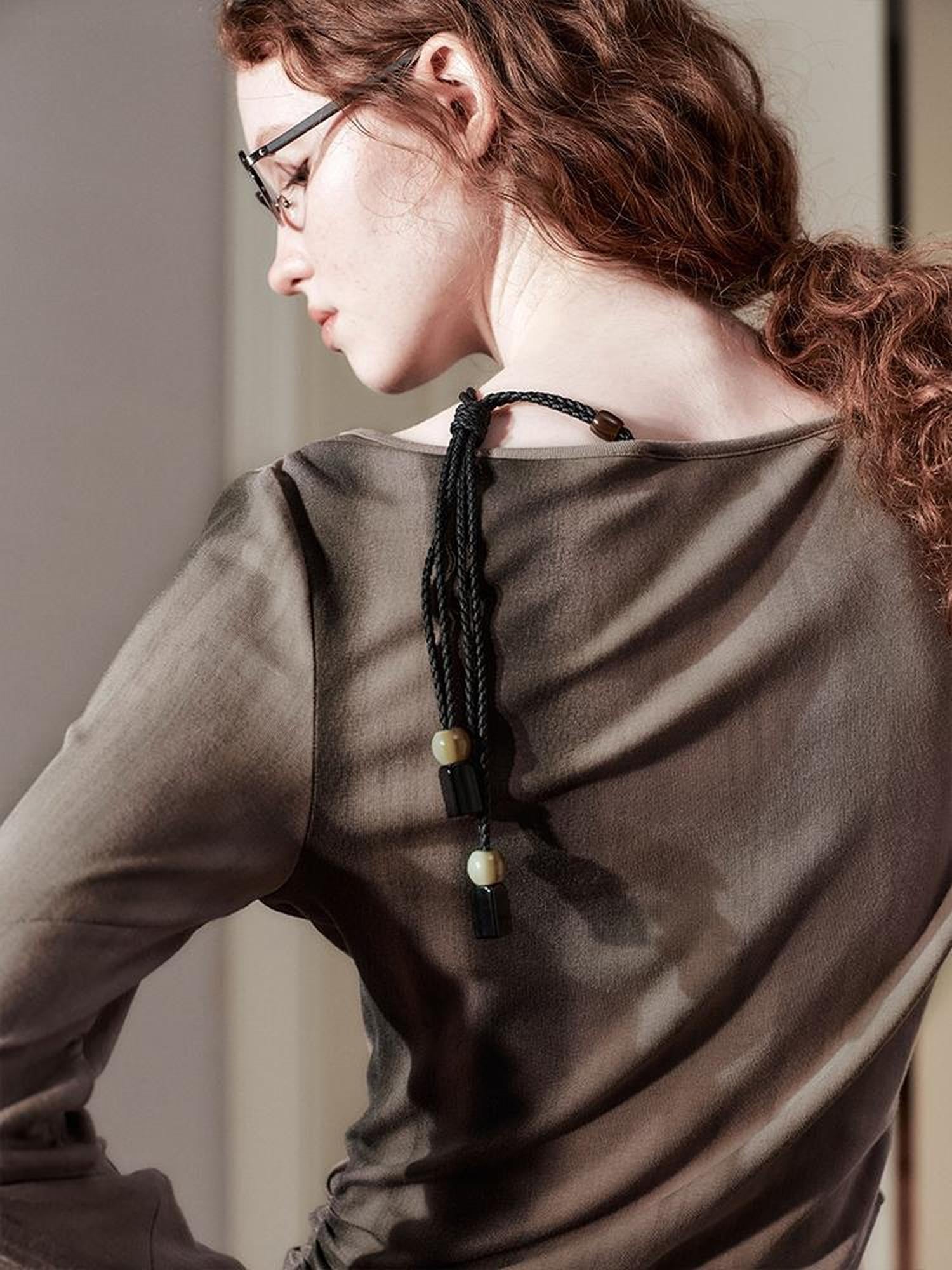 AnnoMundi Lace Knit Spring Sculptural Top
