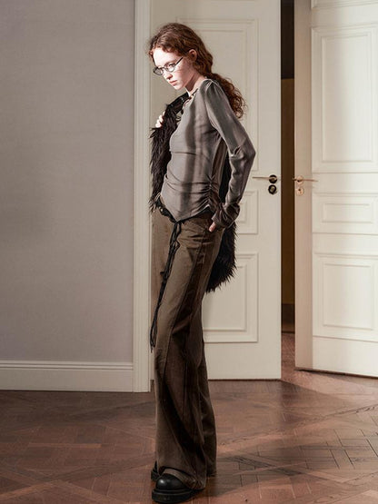 AnnoMundi Lace Knit Spring Sculptural Top
