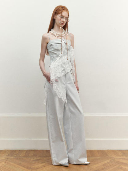 AnnoMundi Lace Trimmed Asymmetric Camisole