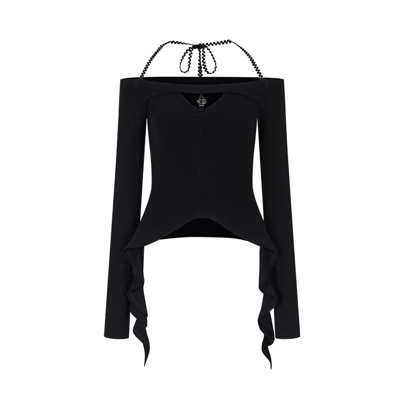 AnnoMundi_Lace_Trimmed_Beaded_Off_Shoulder_Knit_Top_MISSTT