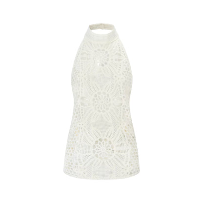 AnnoMundi_Lacework_Lattice_Halter_Top_V_Neck_T_Shirt_Long_Sleeve_MISSTT