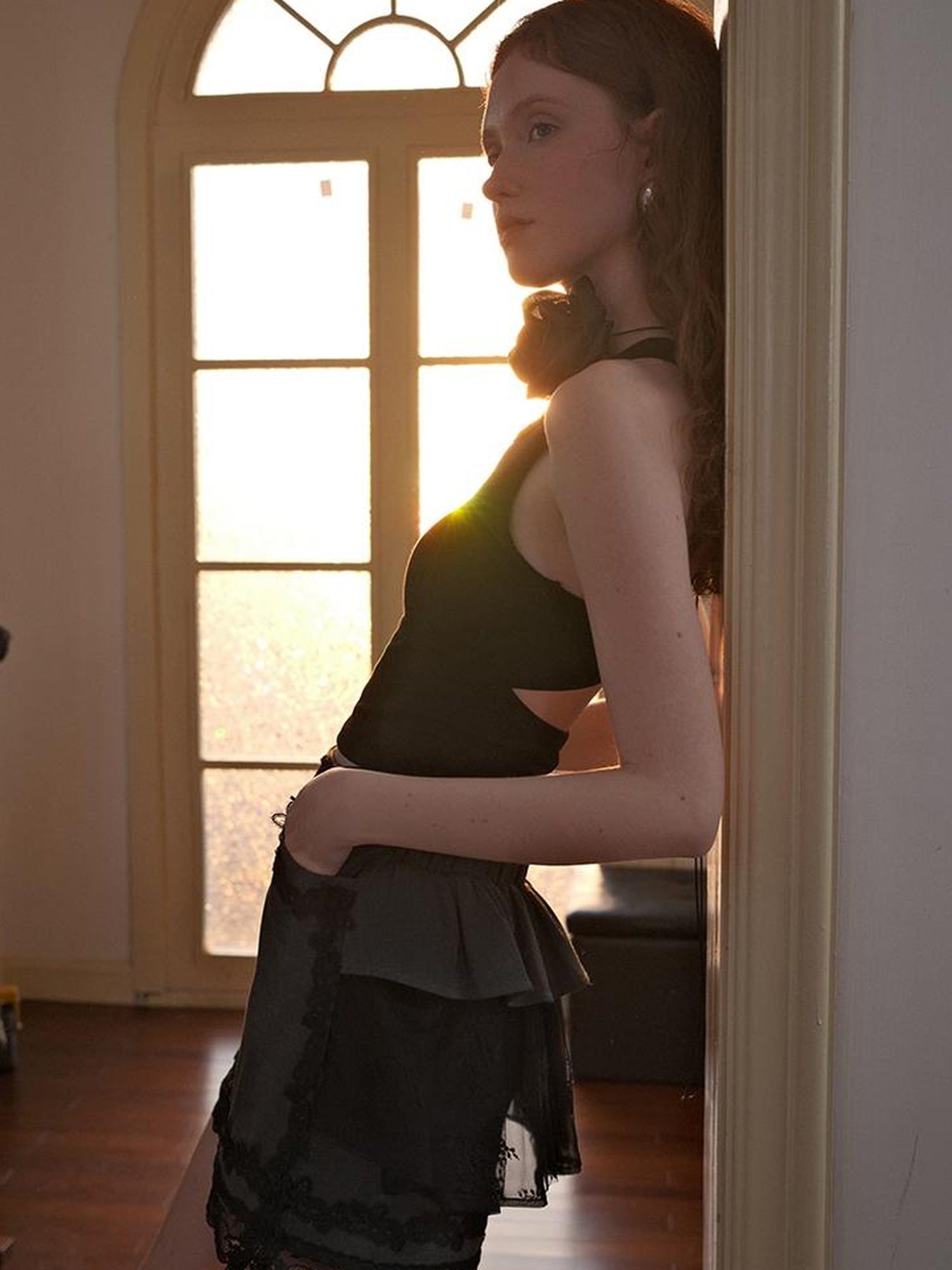 AnnoMundi Layered Lace A Line Skirt