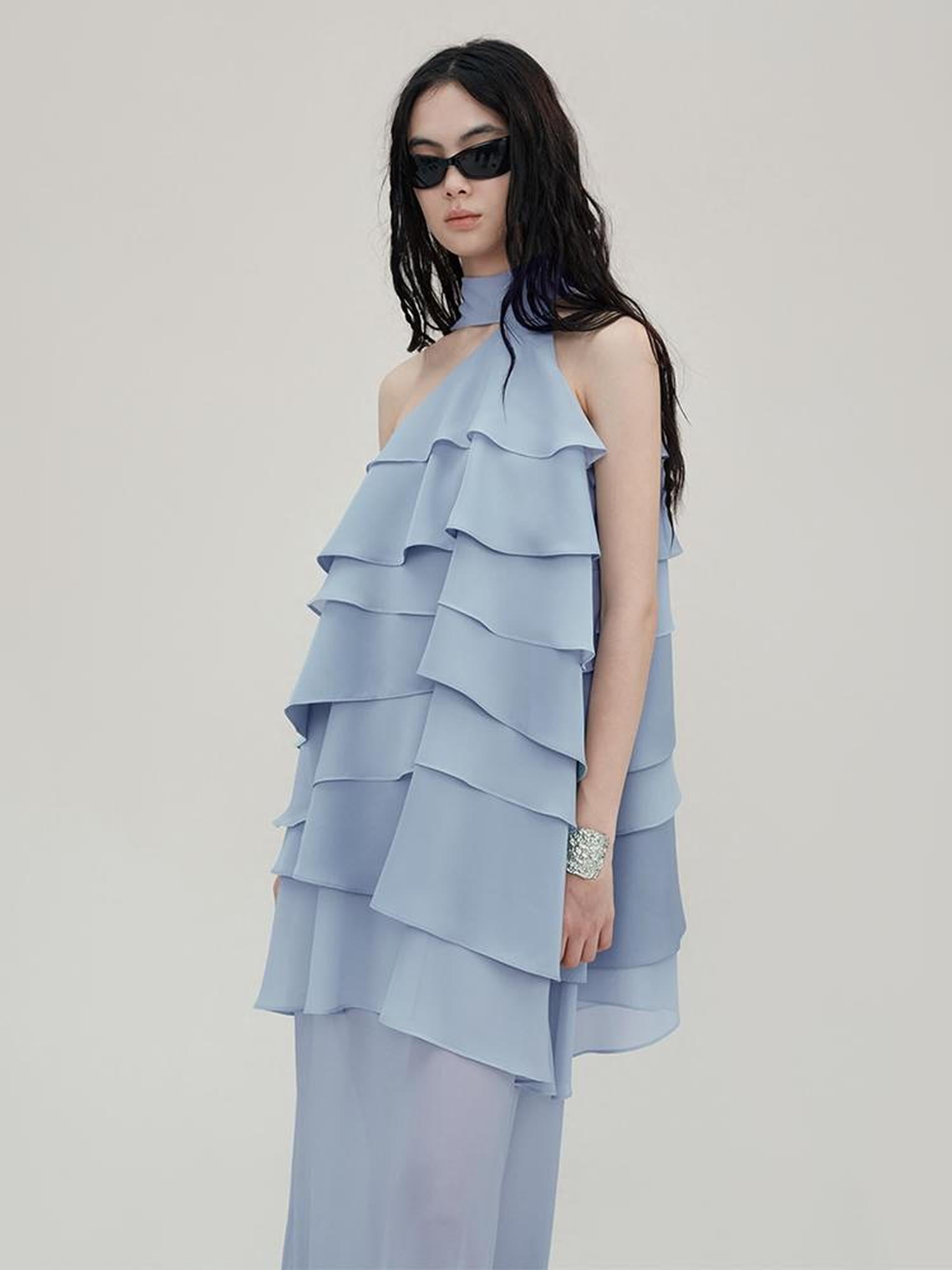 AnnoMundi Layered Wing Sheer Vacation Dress