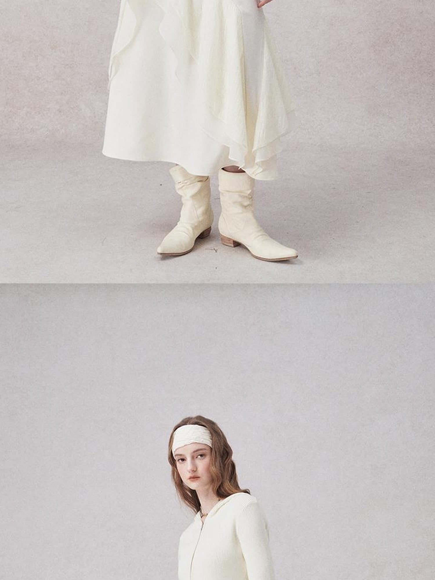 AnnoMundi Light Stealth Hooded Knit Split Top
