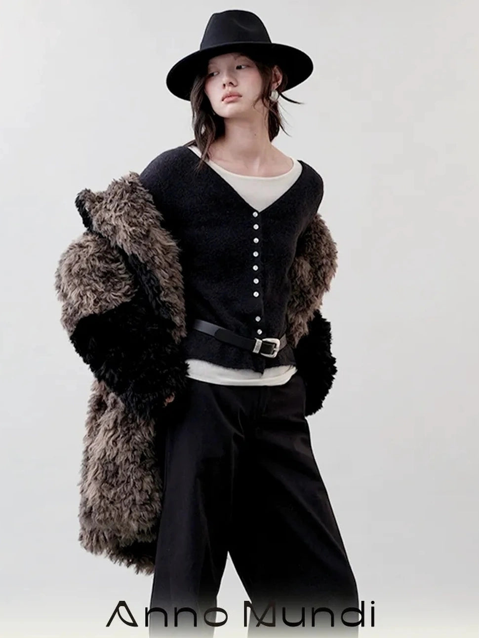 Lightweight Shell Button Knit Cardigan Cardigan