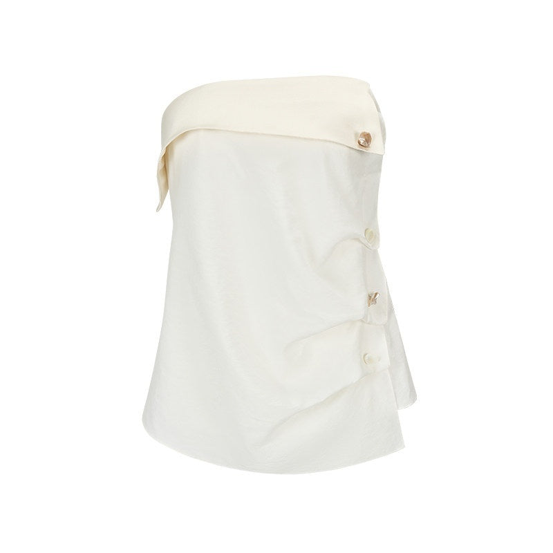 AnnoMundi_Low_Saturation_Solid_Pleated_3D_Folded_Edge_Shell_Workwear_Women&
