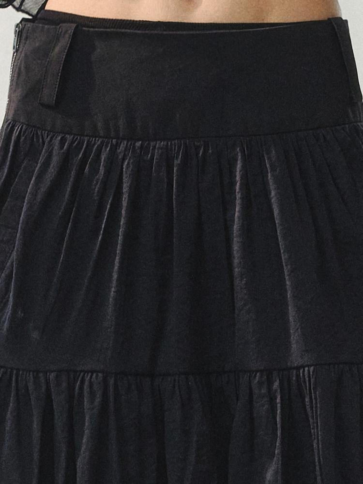 AnnoMundi Mid Length Spliced Sheer Waist Puffed Women&