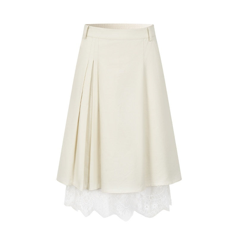 AnnoMundi Midnight Asymmetric Pleated A Line Women&