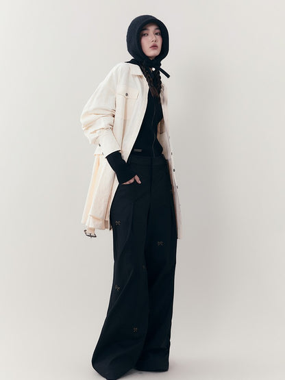 AnnoMundi Midnight Vintage Slim Hooded Zipper Pullover Women&