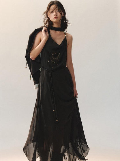 AnnoMundi Moon Shadow Star Beaded Embroidery Women&