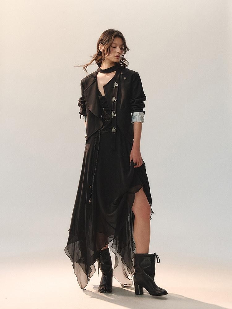 AnnoMundi Moon Shadow Star Beaded Embroidery Women&