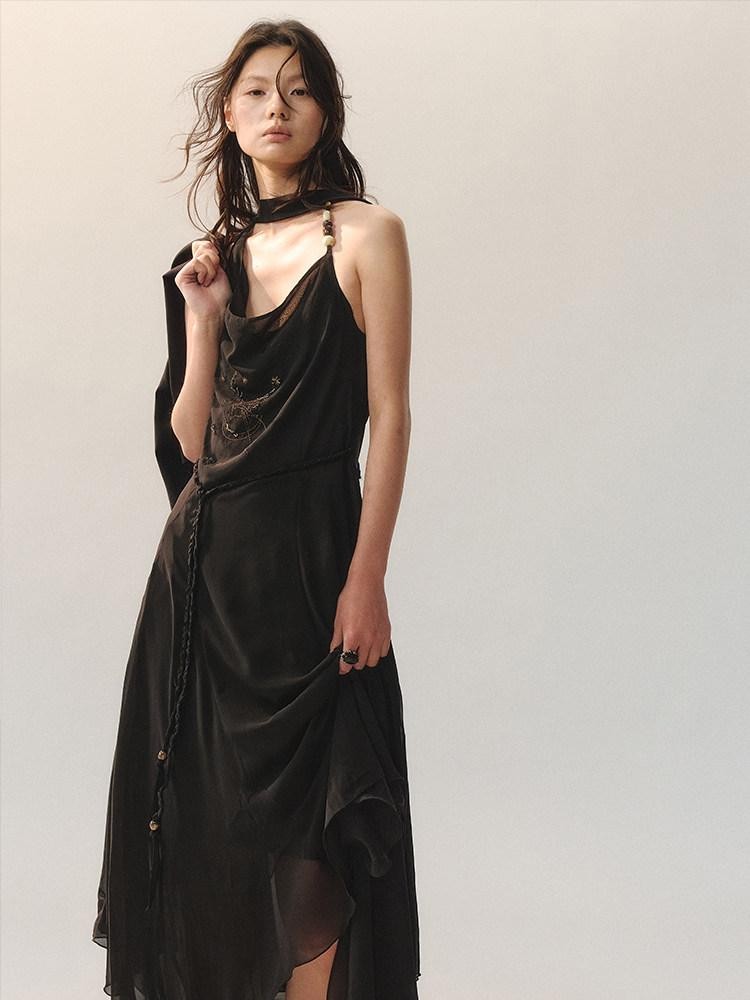 AnnoMundi Moon Shadow Star Beaded Embroidery Women&
