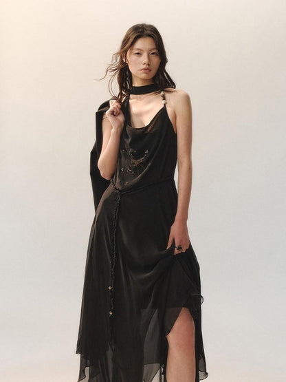 AnnoMundi Moon Shadow Star Beaded Embroidery Women&