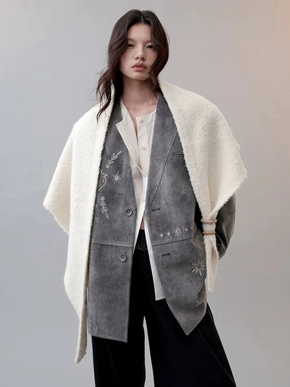 AnnoMundi Patchwork Detail Cotton Shirt Shirts