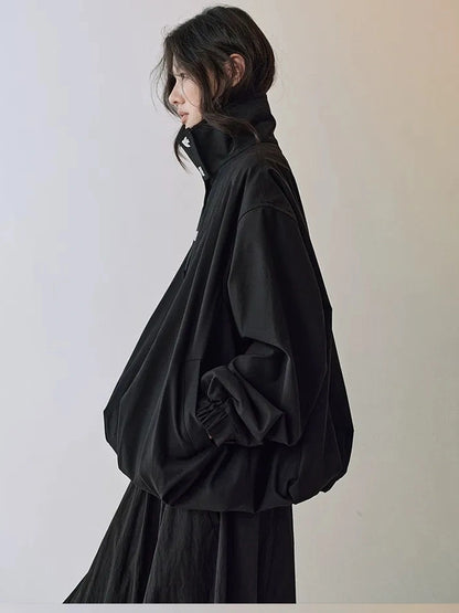 AnnoMundi Pleated Deconstructed Workwear Jacket Jacket