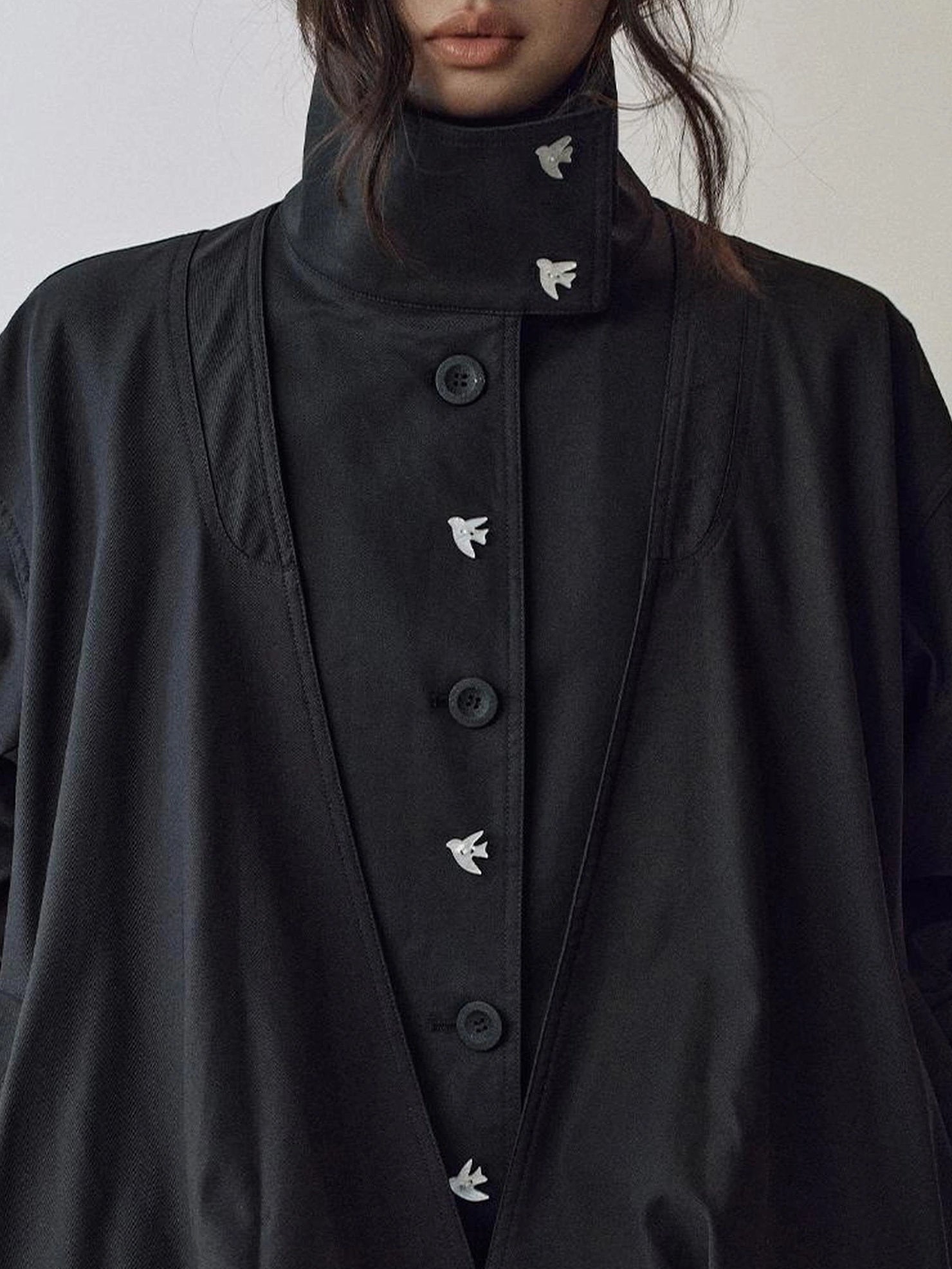 AnnoMundi Pleated Deconstructed Workwear Jacket Jacket