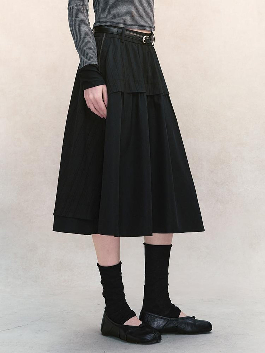 AnnoMundi Pleated Paneled A Line Women&