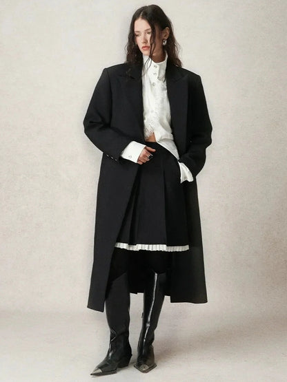 AnnoMundi Pleated Trim Blazer Mini Skirt Skirt