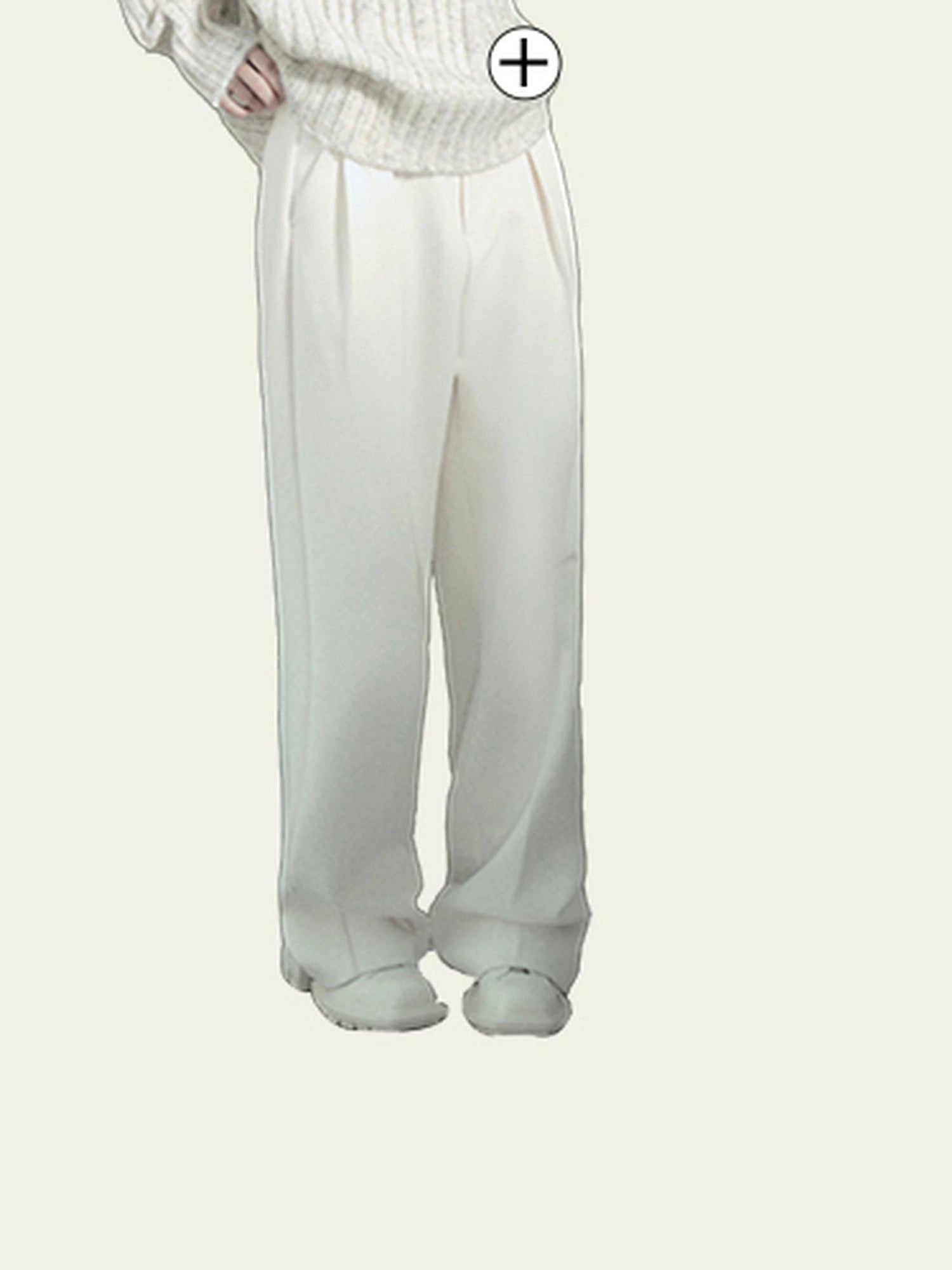 Retro Chinese Stripe Relaxed Fit V-Neck Sweater