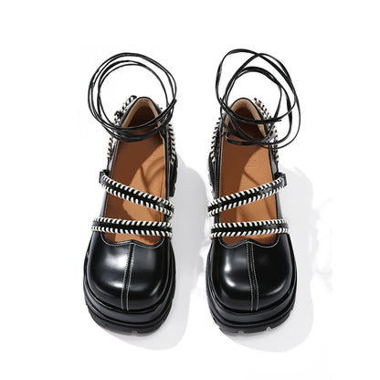 AnnoMundi_Retro_Round_Toe_Color_Block_Platform_Mary_Jane_Pumps_MISSTT