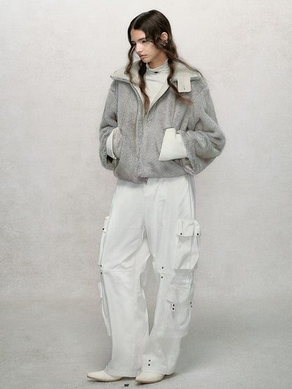AnnoMundi Rivet Detail Cargo Pants With Punk Retro Style
