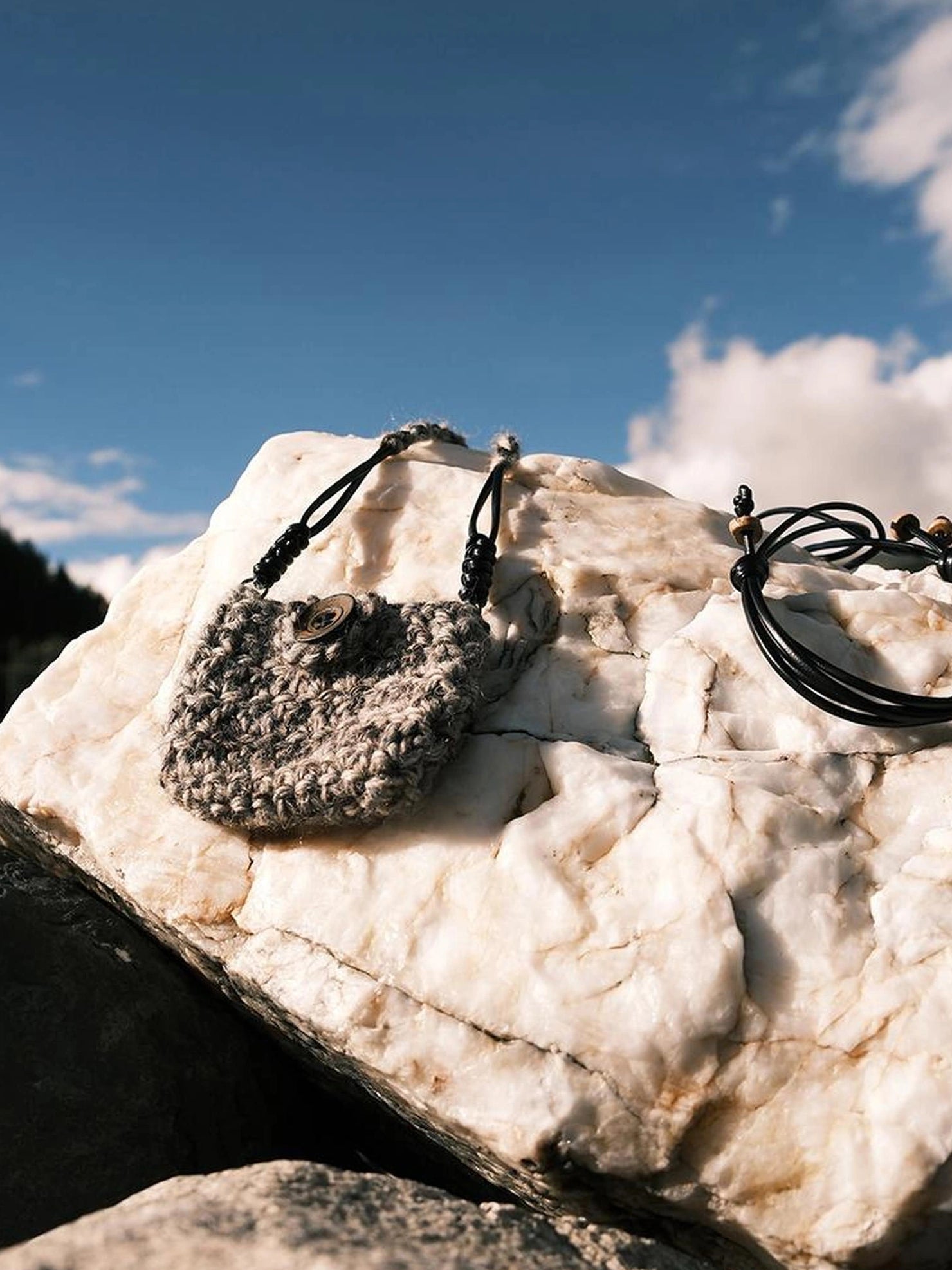 AnnoMundi Rooted Tides Crochet Case Necklace