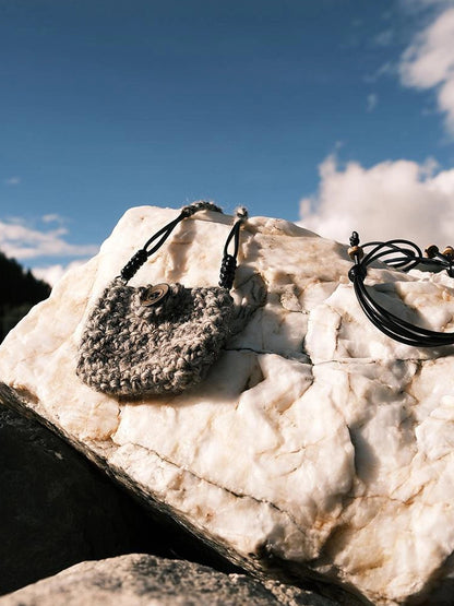 AnnoMundi Rooted Tides Crochet Case Necklace