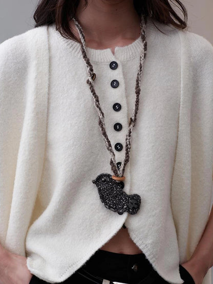 AnnoMundi Rooted Tides Crochet Case Necklace