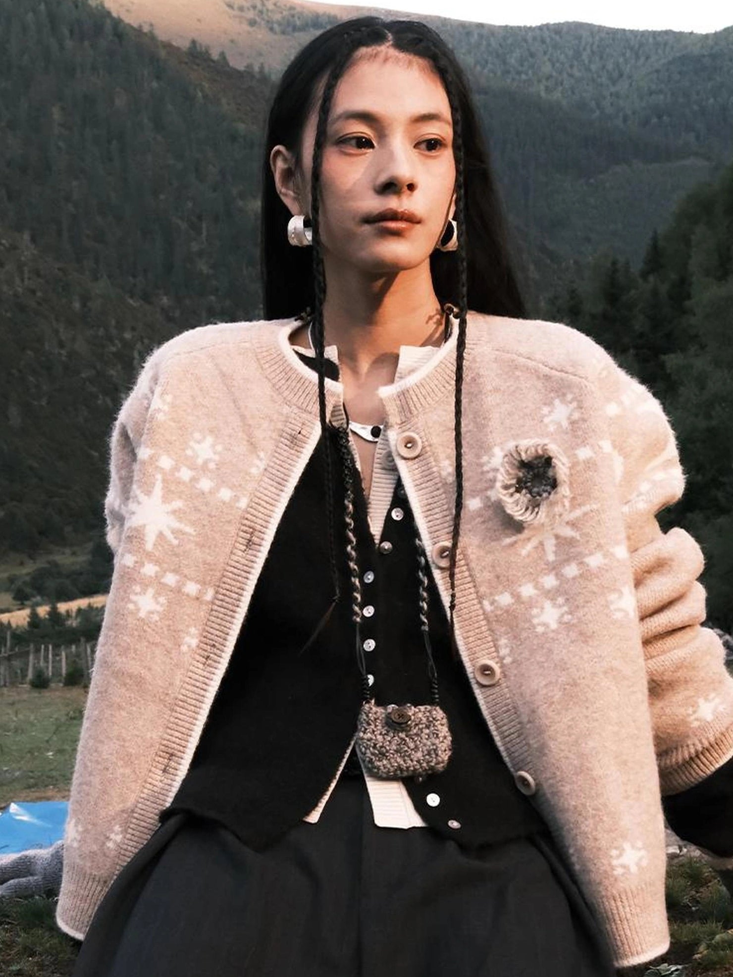 AnnoMundi Rooted Tides Crochet Case Necklace