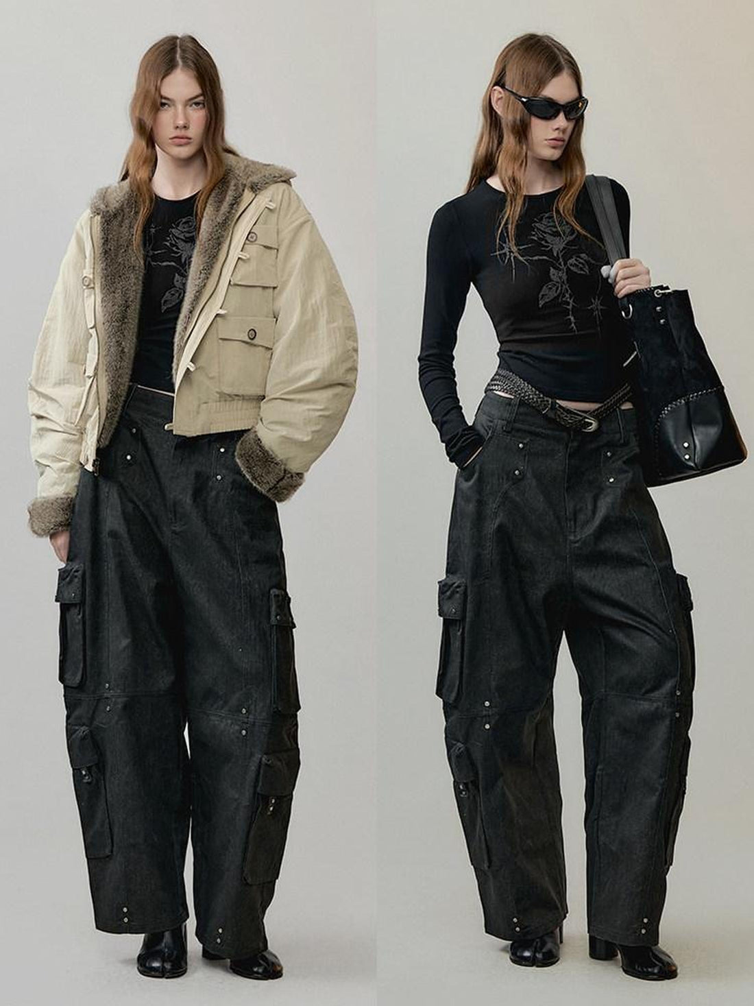 AnnoMundi Rose Print Casual Slim Fit Low Crew Neck Women Black Cotton Blend T-Shirt