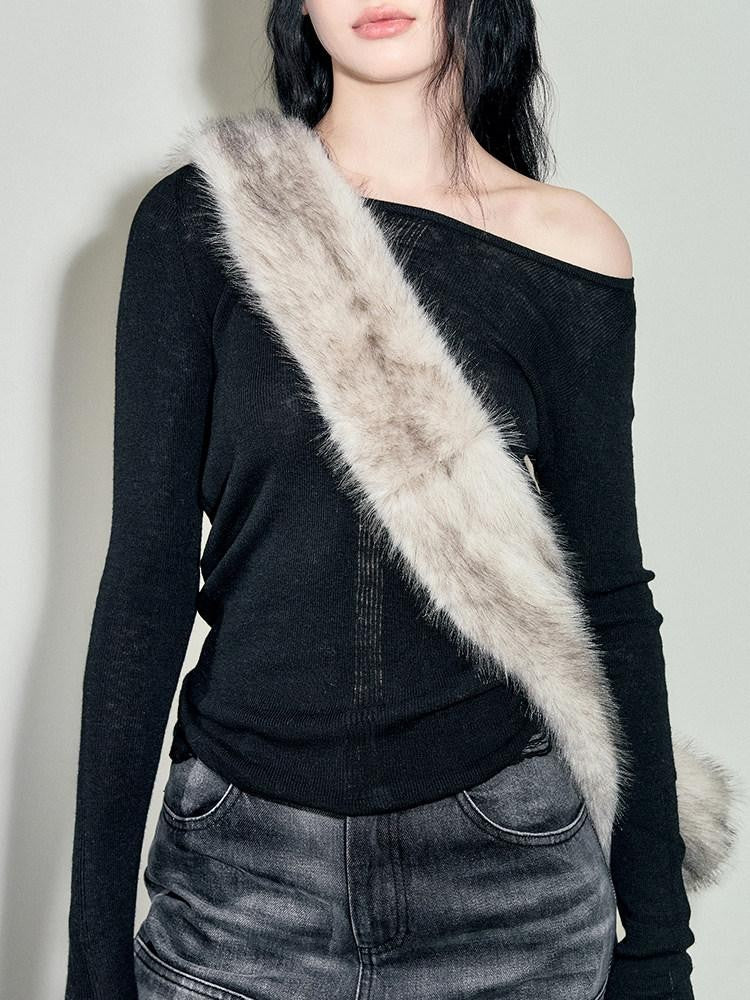AnnoMundi Semi Sheer Lightweight Knit Nomad Crewneck Women&