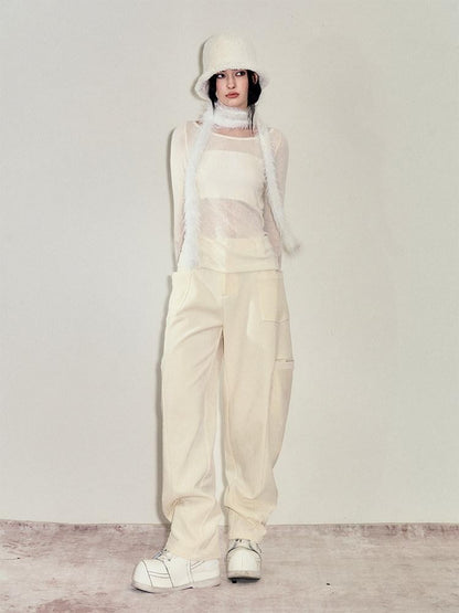 AnnoMundi Semi Sheer Lightweight Knit Nomad Crewneck Women&