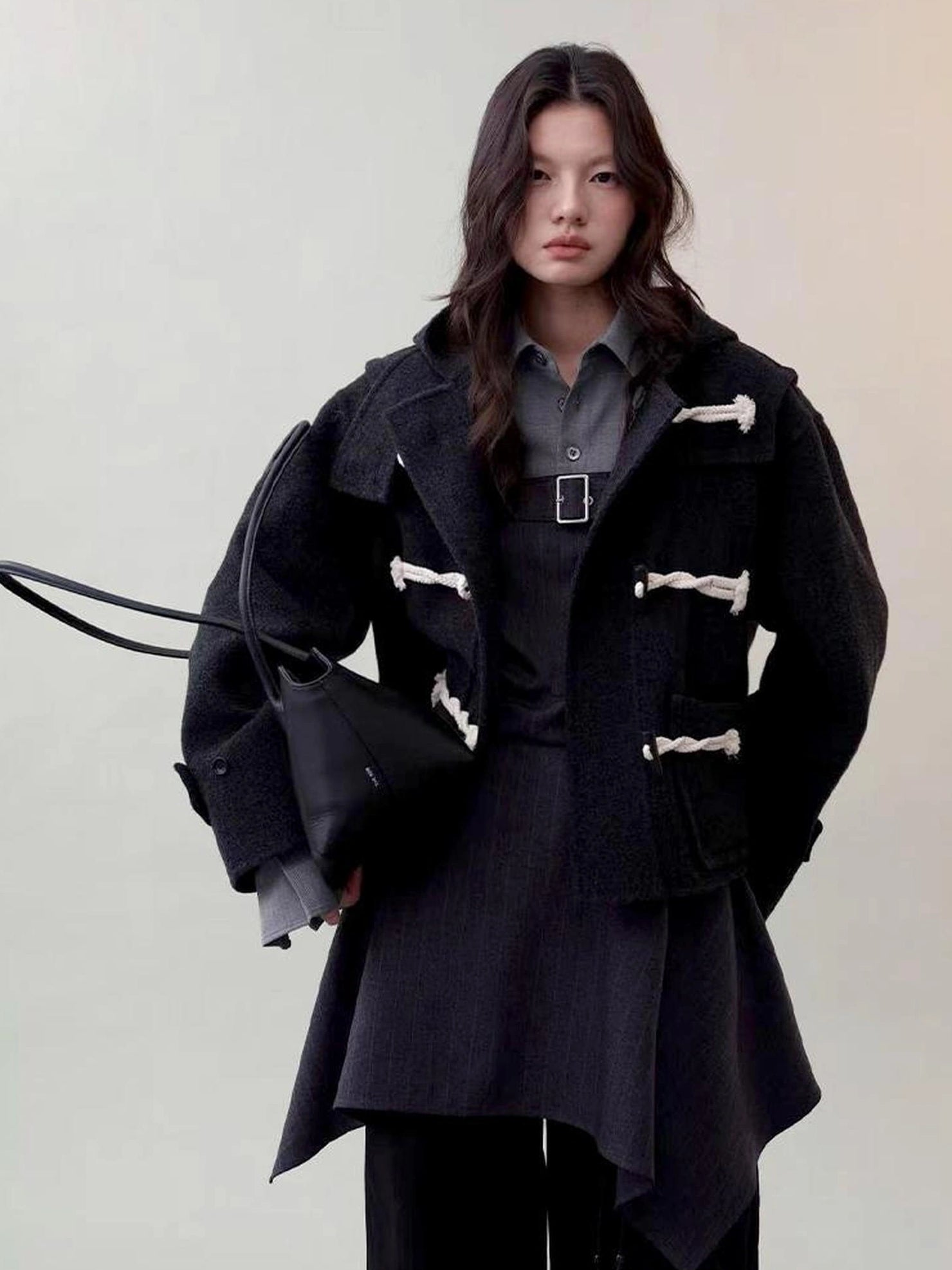 AnnoMundi Shadow Rhythm Short Wool Coat Jacket