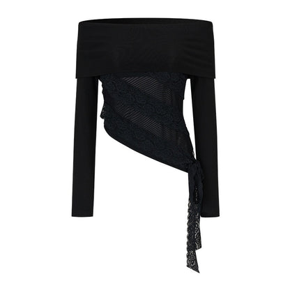 AnnoMundi_Sheer_Black_Lace_Spliced_Fitted_Women&