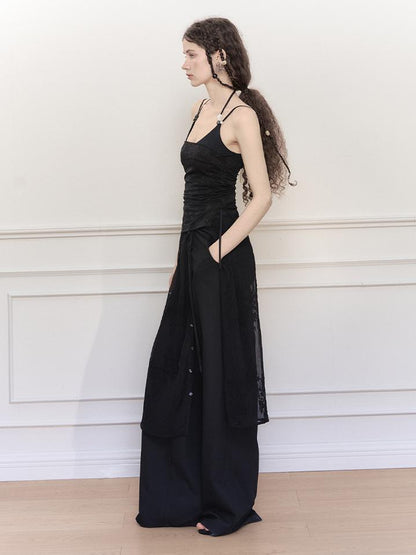 AnnoMundi Sheer Overlay Detachable Trouser Skirt