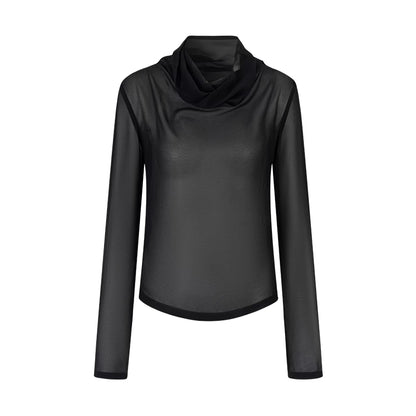 AnnoMundi_Sheer_Pearl_Chiffon_French_Top_V_Neck_T_Shirt_Long_Sleeve_MISSTT