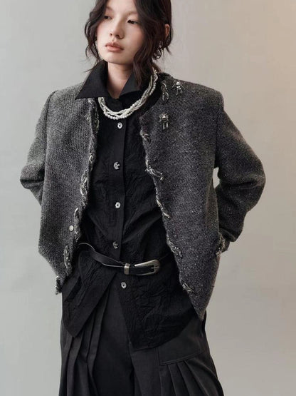 AnnoMundi Silver Weave Dreamline Coat Jacket