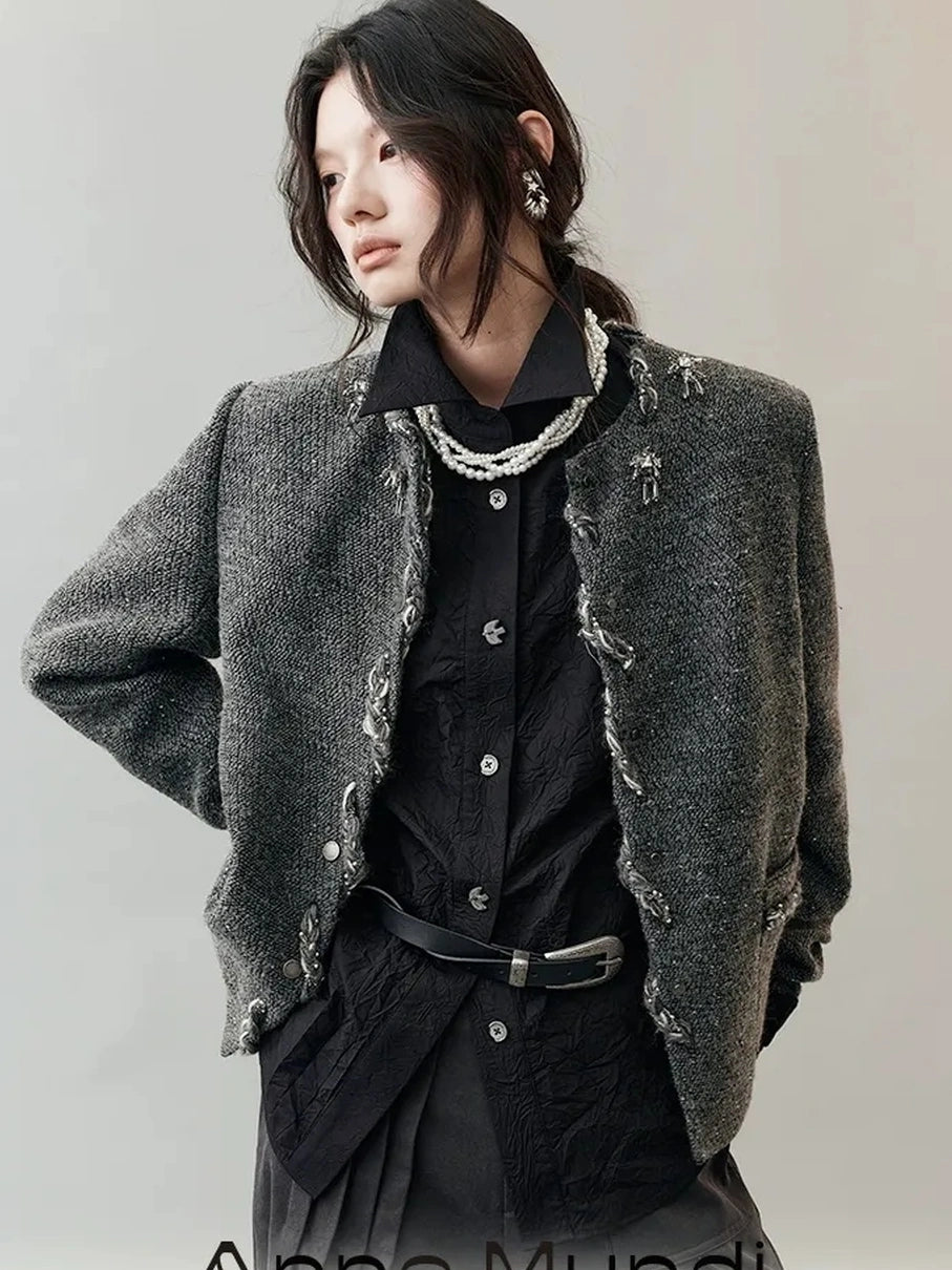 AnnoMundi Silver Weave Dreamline Coat Jacket