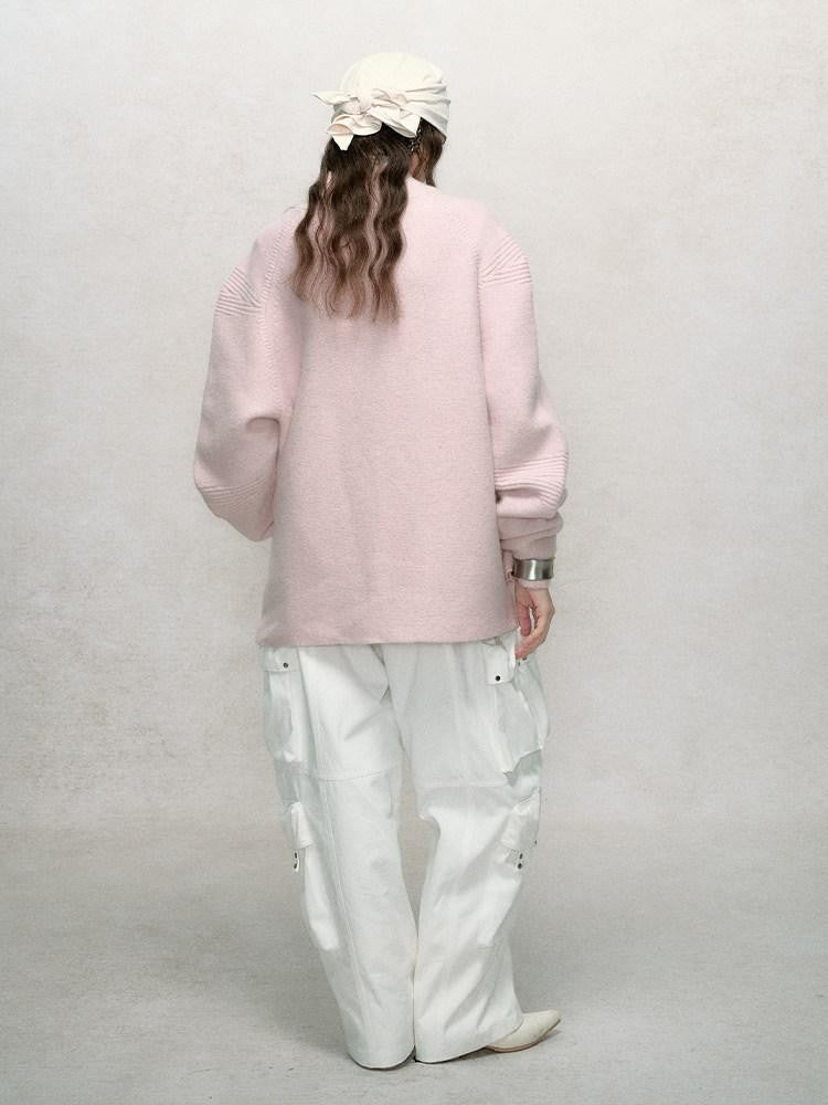 AnnoMundi Slouchy Stand Collar Raglan Pocket Women&