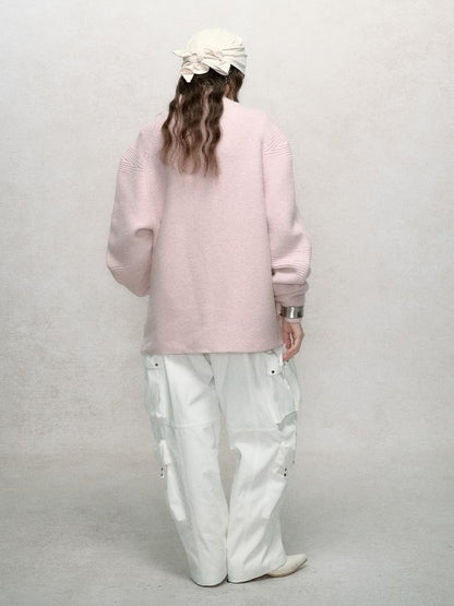 AnnoMundi Slouchy Stand Collar Raglan Pocket Women&