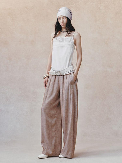 AnnoMundi Smoky Brown Sheen Colorblock Patchwork Ombre Women&